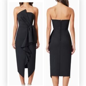 Elliatt Reception Ruffled Cocktail Dress XS NWT $170